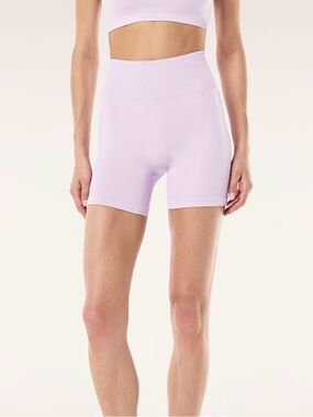 NWT P.E Nation High-Rise Lavender Seamless Bike Shorts